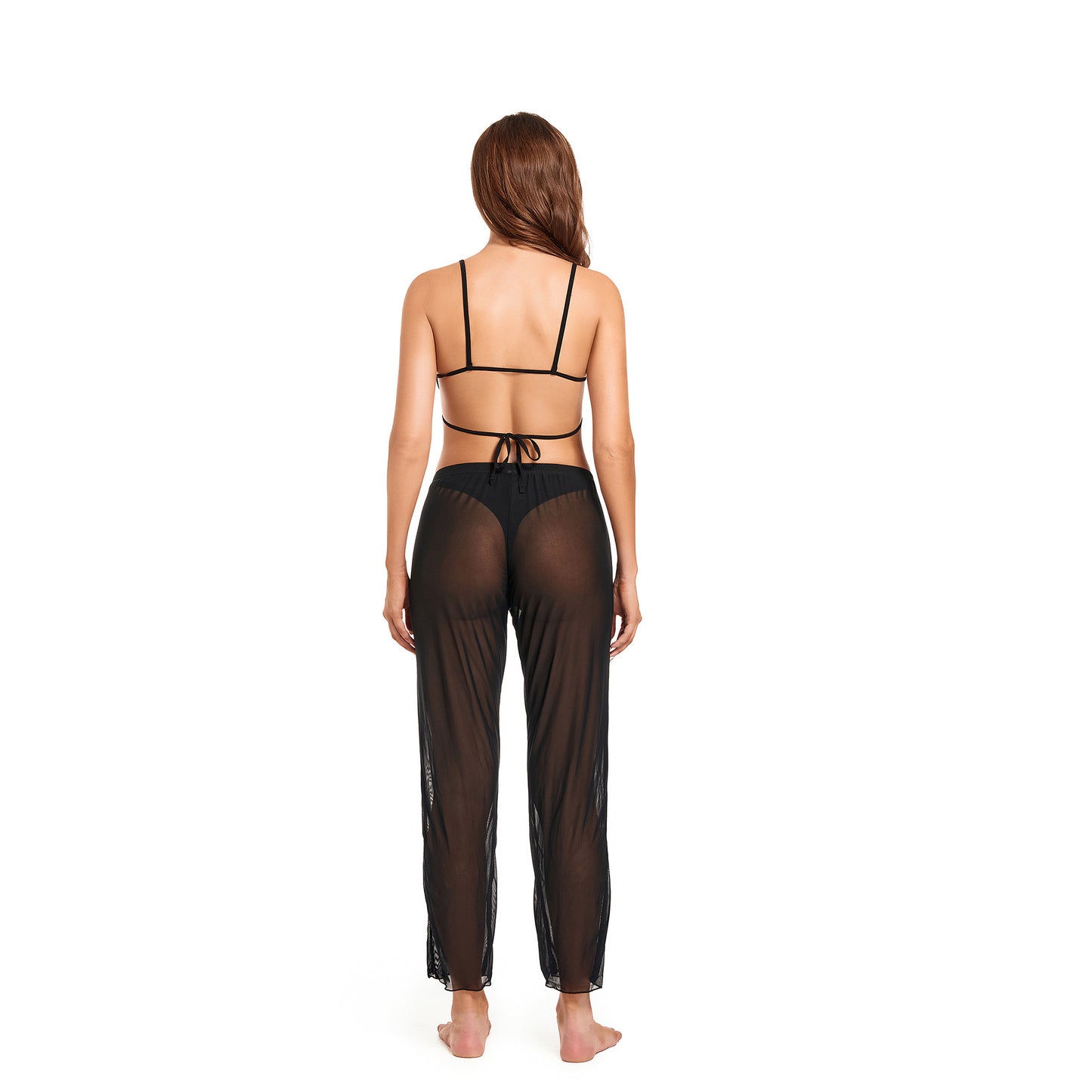 SunSiren Tan Through Sheer Beach Pants