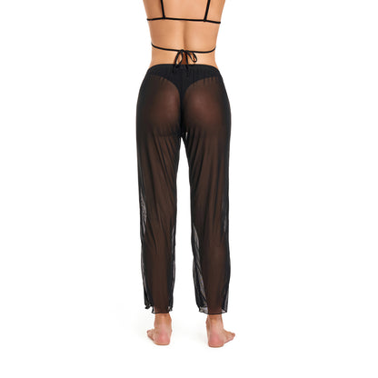 SunSiren Tan Through Sheer Beach Pants