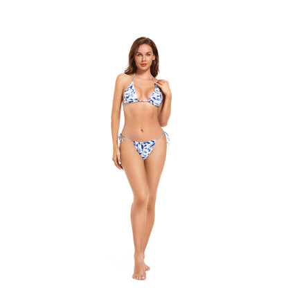 Tan Through Bikini Set - Azure Adventure