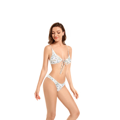 Tan Through Bikini Set - Foliage Charm